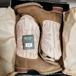 Laredo Two-Tone Tan Western Boots Mens 10